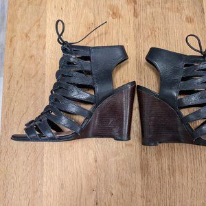 Kurt Geiger lace up wedges